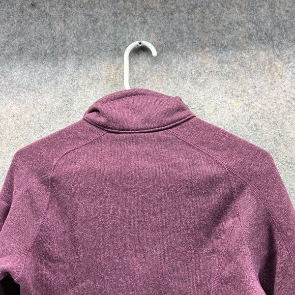 Patagonia Sweater Women Small Burgundy Half Zip Fleece Better Pullover 25618 - Picture 12 of 13